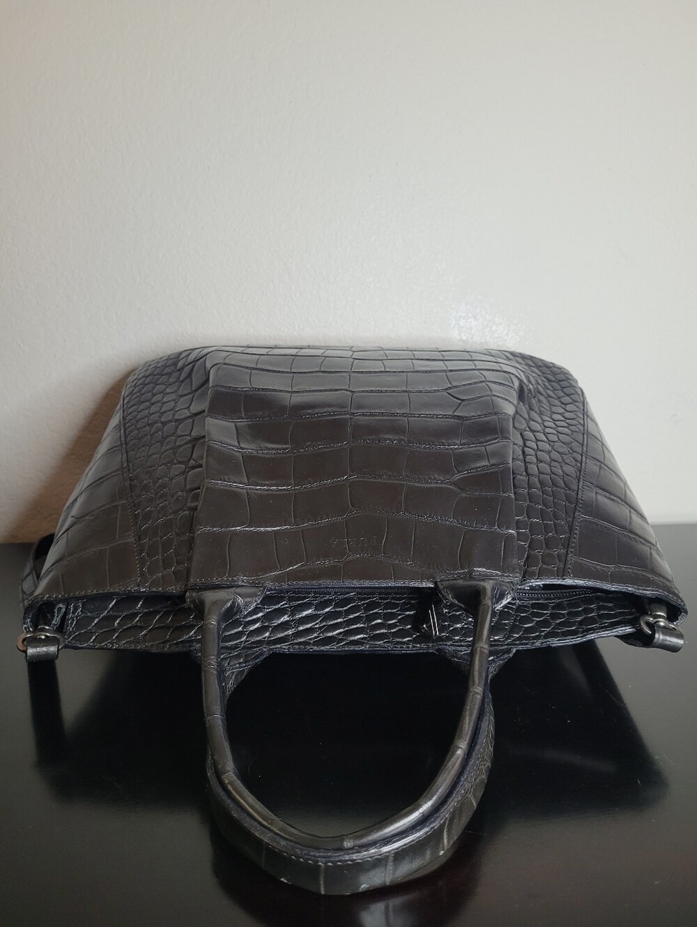 Furla croc embossed tote bag - Picture 11 of 14